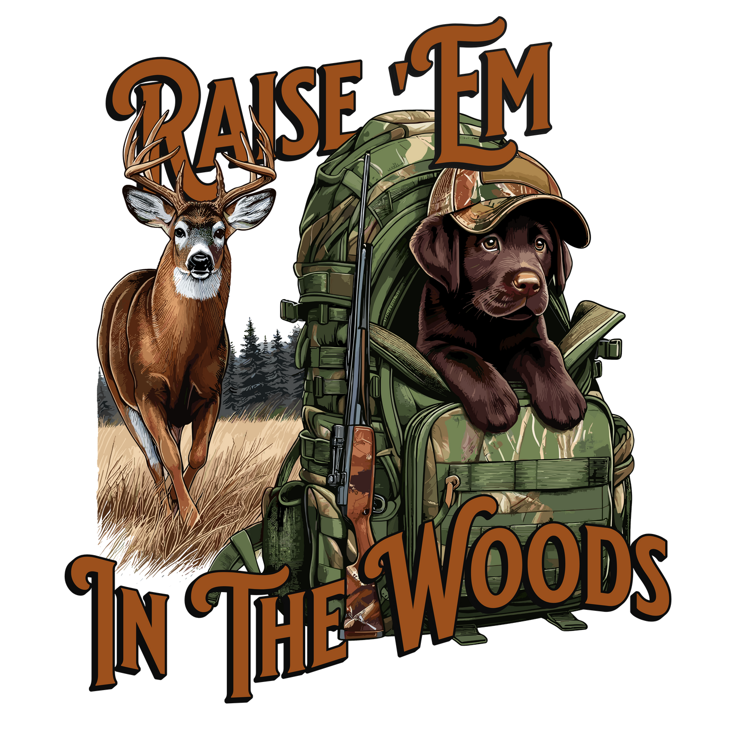 Raise 'em in the woods