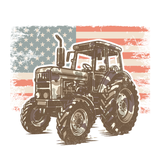 Camo Tractor American