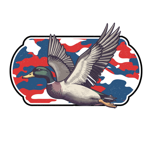 Patriotic Mallard Duck